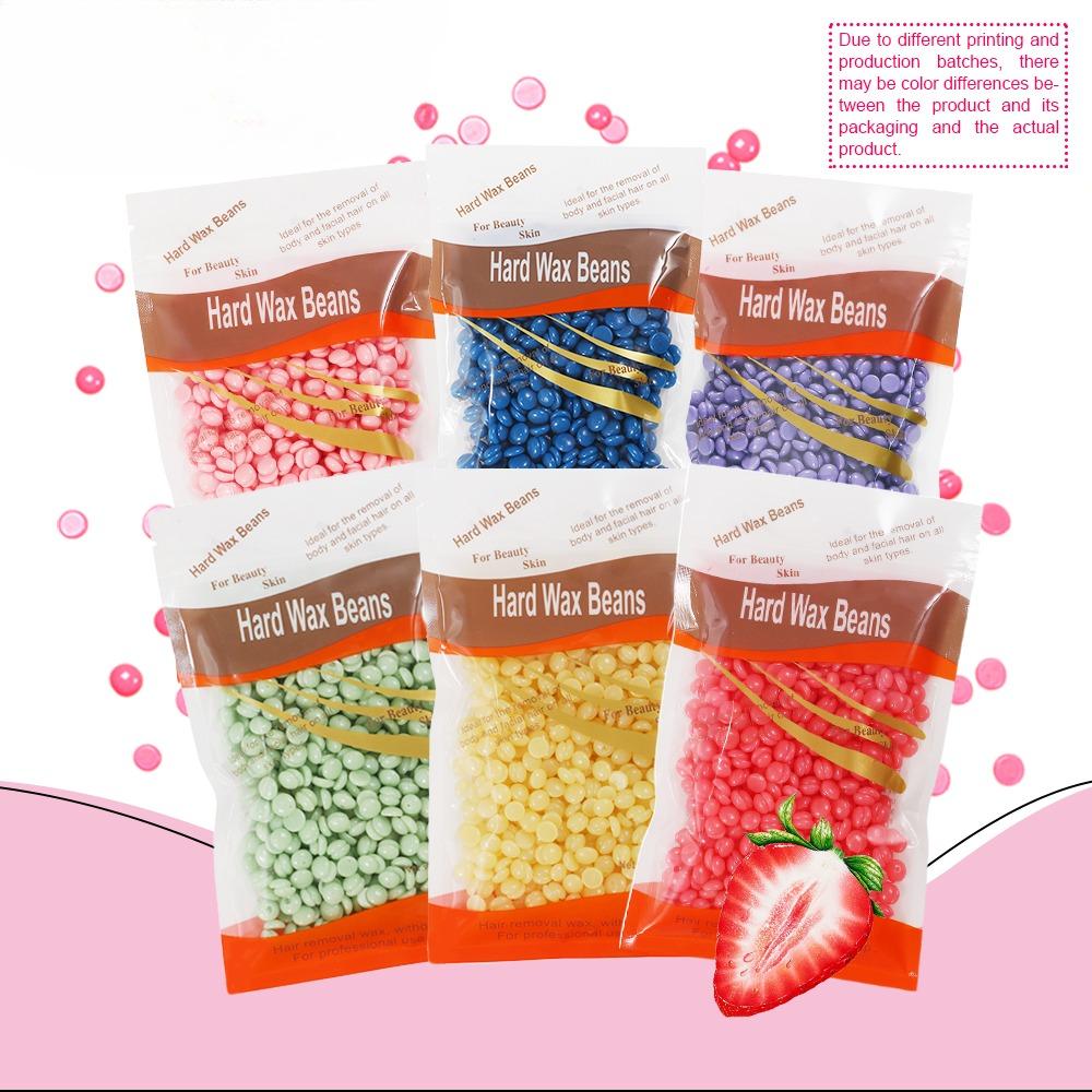 100g/3.52oz Hot Wax Hair Removal Depilatory Waxing Wax Beans for Wax Heater Painless for all Hairs Removal Beans