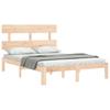 Solid Wood Bed Without Mattress 140 X 200 Cm Pine Wood