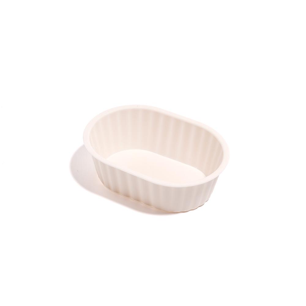 Silicone Oval Baby Food & Muffin Cups - Non-stick, High-Temperature Resistant, Reusable Baking Pan for Air Fryer.