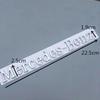 1pcs Car 3D ABS tail badge is suitable for Mercedes' new C-class A-class E-class glc glb tail car with Mercedes-Benz letters.