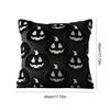 Halloween Ghost Pumpkin Pillowcase Washable Soft Pillow Case Comfortable Throw Pillow Cover for Couch Sofa Bedroom Home Decor