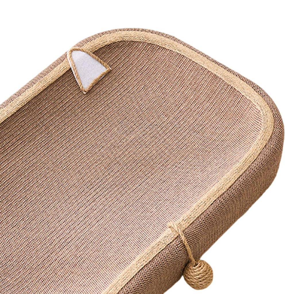 Cat Scratcher Sisal with Ball Interactive Toy Thickened Scratch Pad for Couch Carpets Sofas Training Indoor Cats Grinding Claw
