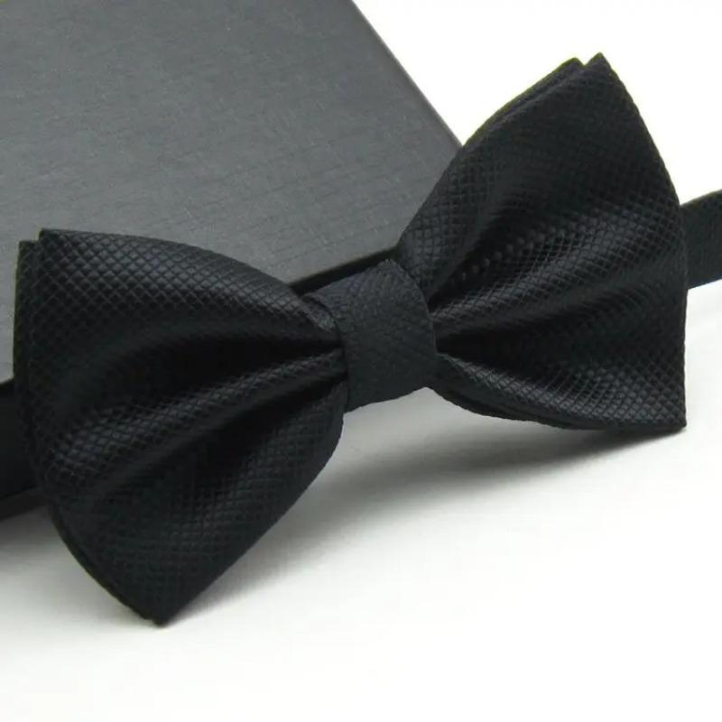 Fliege für Herren und Erwachsene, klassisch, für Hochzeiten, formelle Anlässe, Satin, Geschenk, kariert, mehrfarbig, verstellbarer Hals, Gravata zum Anklipsen