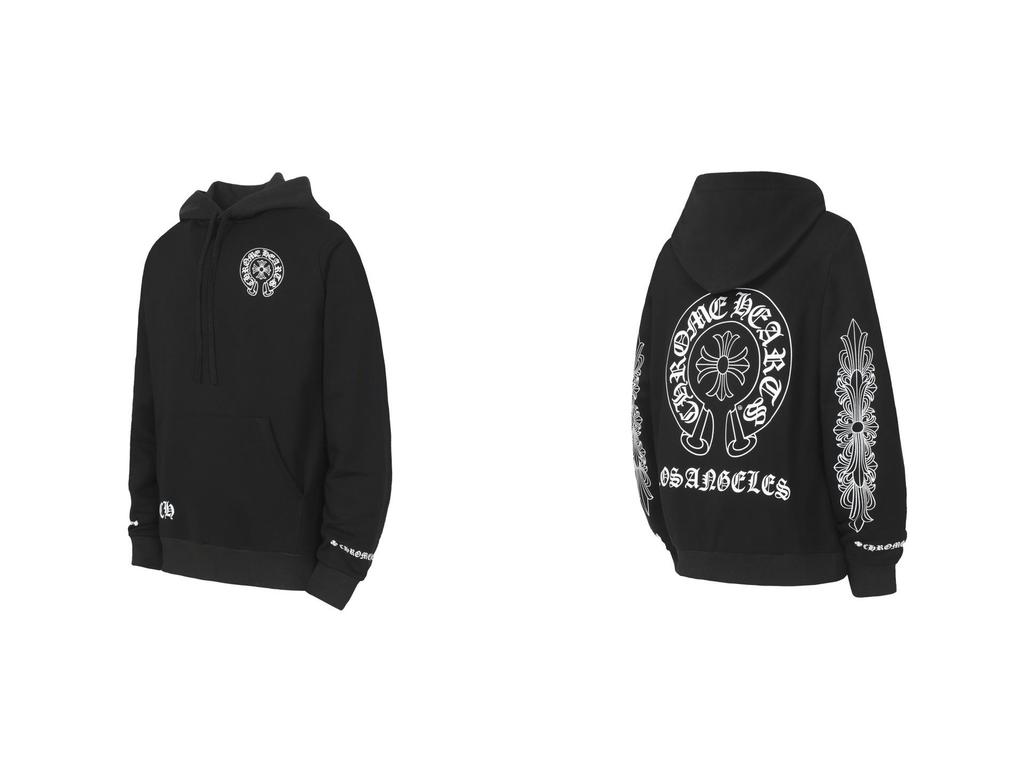 Unisex Autumn/Winter Horseshoe Hoodie with Sanskrit Print - European & American Trend