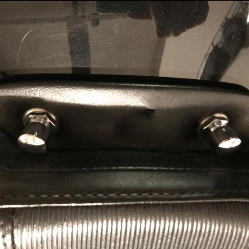 1Pair for Harley Davidson Road King Street Glide Fat Boy Softail Motorcycle Rear Seat Screw Trim Cover Solo Mounting Nut Bolt