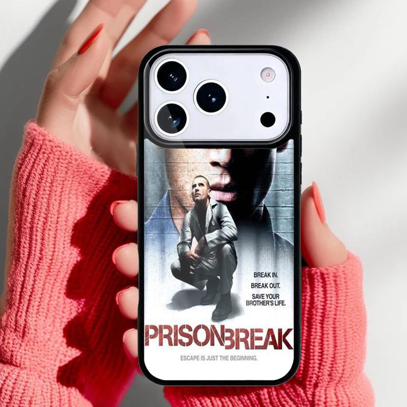 Prison Break Phone Case for iPhone 17 Air 16e 15 14 13 Pro Max Back Cover for 12 11 Pro Coque