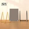 Tablet Organizer Shelf Metal Storage Rack Photo Frame Display Holder High Stability Triangular Design Not Easily Deformed Desk