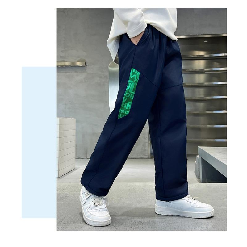 Kids Boys Thick Fleece Lined Windproof Outdoor Hiking Soft Shell Pants