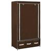 VidaXL Wardrobe Brown 87x49x159 Cm Fabric