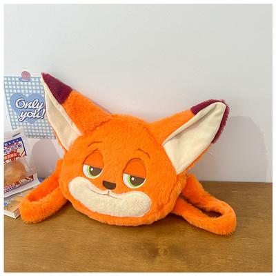 Zootopia 2 Judy Hopps und Nick Wilde Umhängetasche - Plüschtier Cartoon Tasche 0179