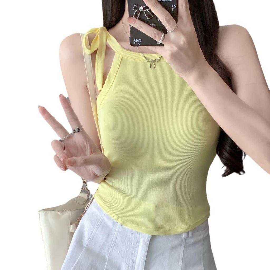 Korean Summer & Autumn Pure Color Strapless Top with Chest Pads - Versatile Inner & Outerwear for Sexy, Hot Look