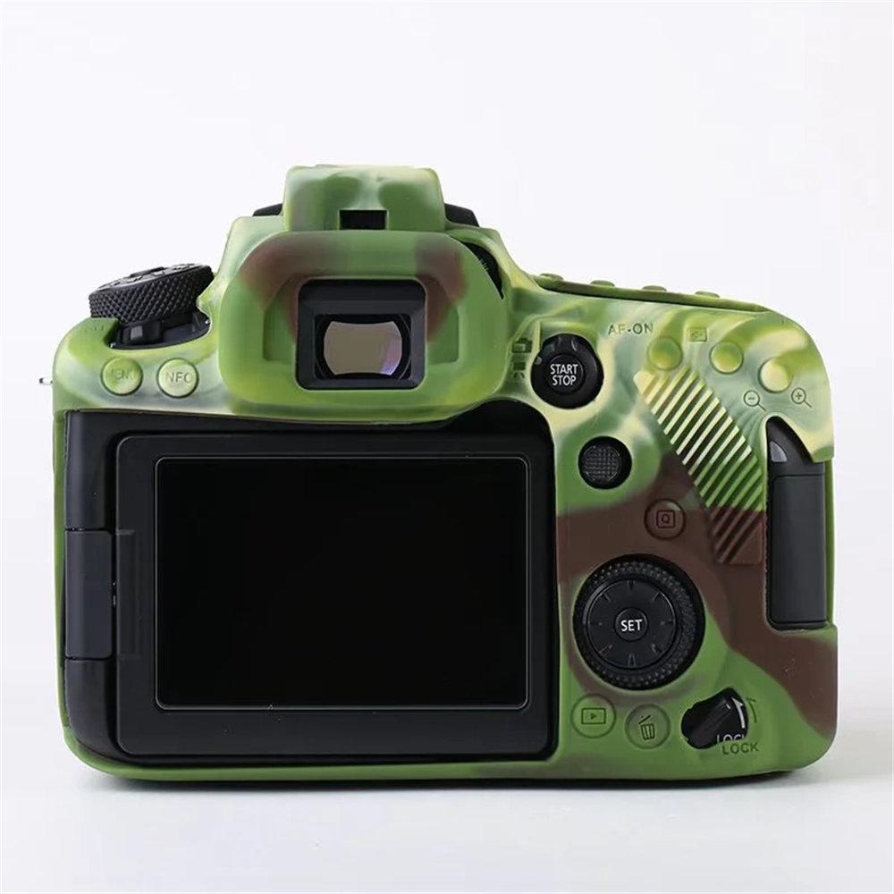 Soft Silicone Armor Camera Body Case For Canon EOS 750D 80D 800D 850D 1300D 1500D 200D 200D II Protective Skin Cover
