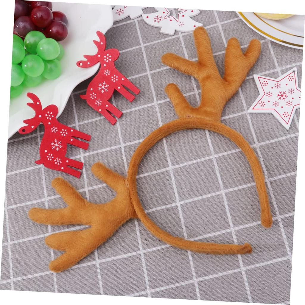 Toddmomy Reindeer Antler Headband, Unisex Hair Accessory, Cosplay Prop, Party, Christmas Hair Ornament, Costume Accessory