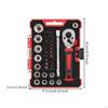 Compact Socket and Bit Set | Alloy Steel Construction, Wrench Set, for Vehicle Repair