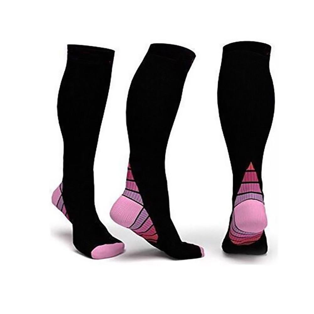 1 Pair Compression Socks 20-30 Mmhg - Men & Women - Running, Nurses, Shin Splints, Flight, Travel