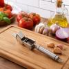 Stainless Steel 304 Garlic Press Manual Garlic Crusher Kitchen Garlic Mincer Handheld Garlic Masher with Ergonomic Handles and Easy Cleaning Design