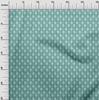 oneOone Cotton Flex Fabric Leaves & Floral Block Printed Craft Fabric BTY 40 Inch