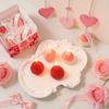 1set-Valentine's Day Strawberry Candles Soy Wax Aromatherapy Candles Scented Candles Cake Party Home Decoration Birthday Gift