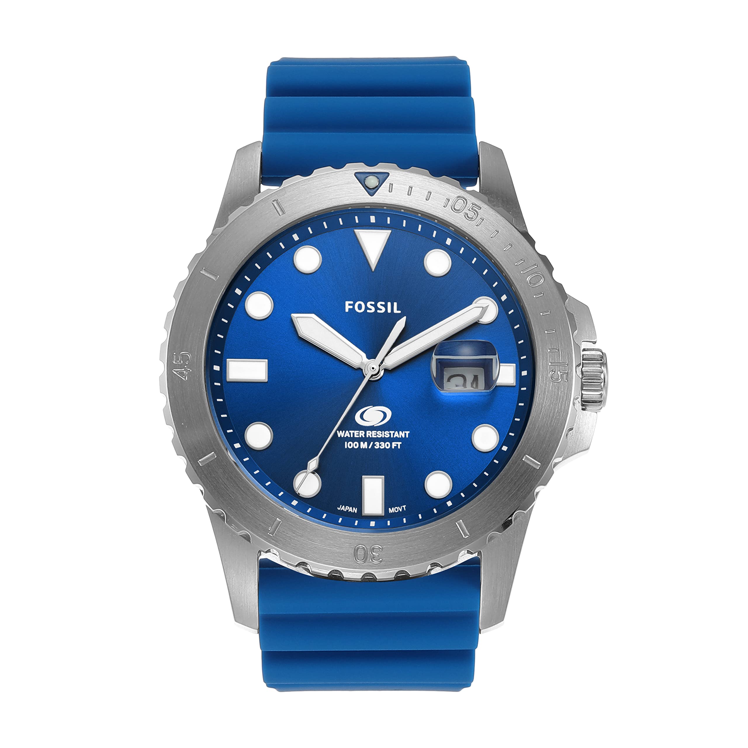 

Fossil Men s Blue Dive Watch FS5998