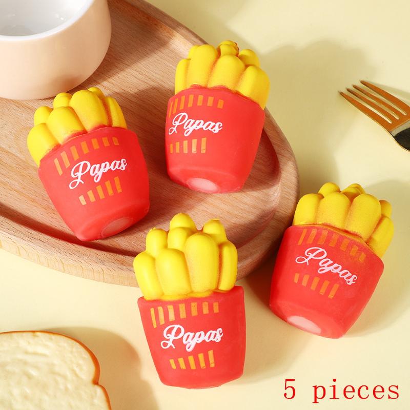 1/5Pcs Release Decompression Squeezing Simulation Coke Hamburgers Slow Rebound Toy Tpr Stress Relief Toys Birthday Gift