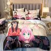 Anime SPY FAMILY Anya Bedding Set Single Twin Full Queen King Size Bed Set Kids Bedroom Duvetcover Duvet Cover Pillowcase