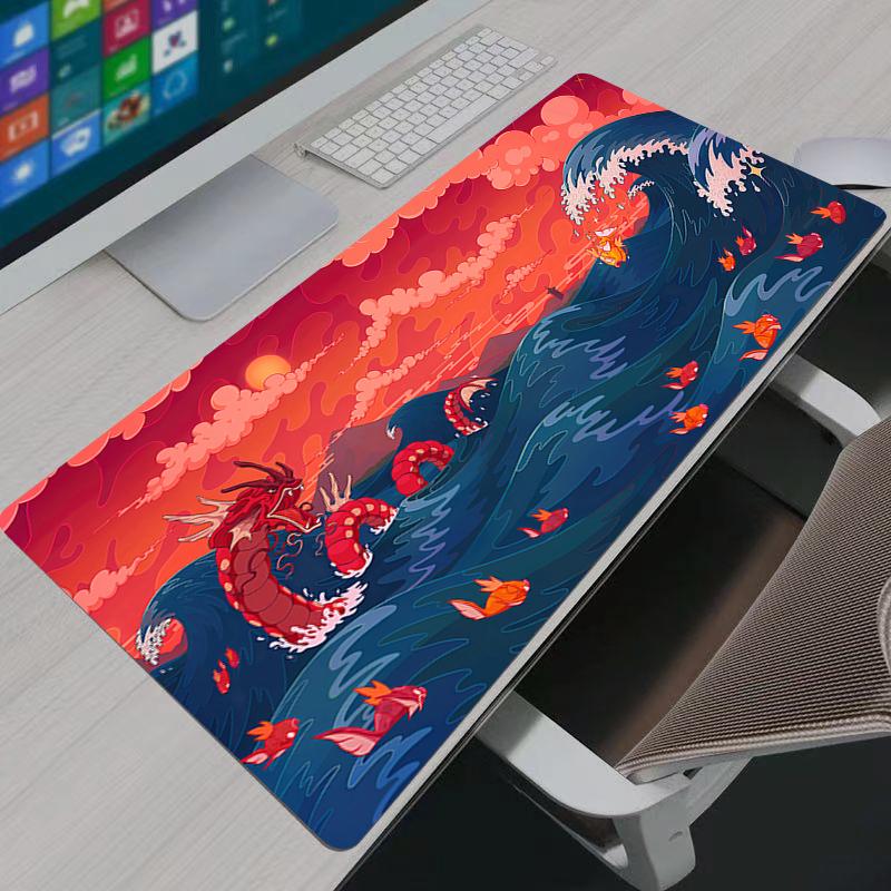 Anime Computer Mouse Pad Pokemon Pikachu Gamer Mouse Pads Large Gaming Mousepad XXL Desk Mause Pad Keyboard Mouse Carpet