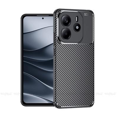 For Redmi Note 14 4G Case Cover Redmi Note 14 4G Capas Bumper Phone Back Shockproof TPU Carbon Fiber Fundas Xiaomi Redmi Note 14