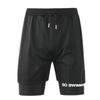 2024 Men's Double Layer Anti-Embarrassment Swim Trunks - Loose Fit Beach Shorts