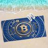 Popular Logo Bitcoin Microfiber Beach Towel Absorbent Quick Dry Soft Yoga Swimming Resort Mountain Climbing Towel