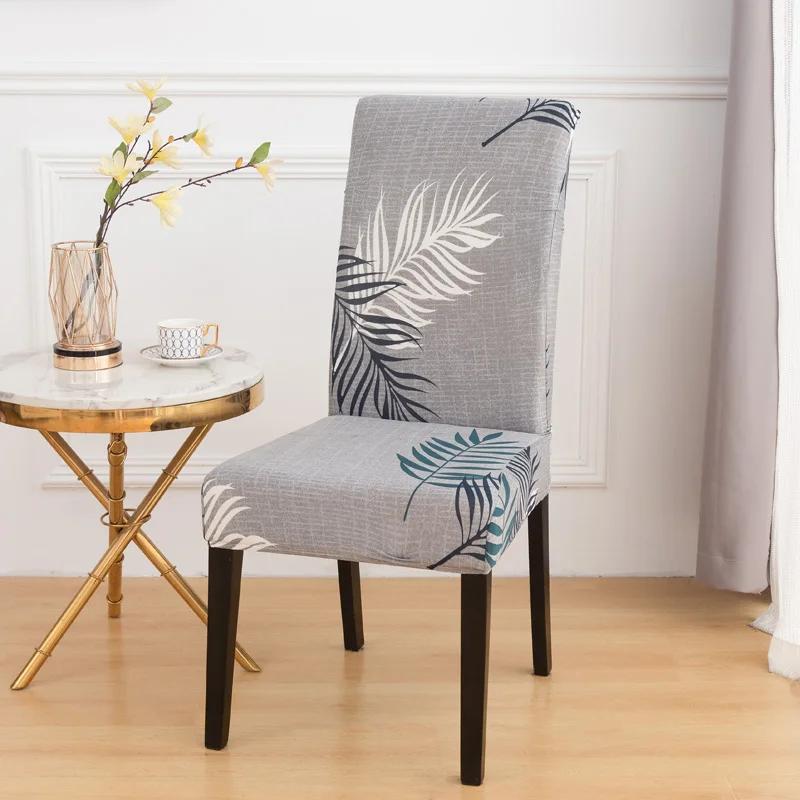 Chair Covers Set Of 6 Stretch Printed Parsons Chair Slipcovers Super Fit Spandex Removable Washable Dining Room
