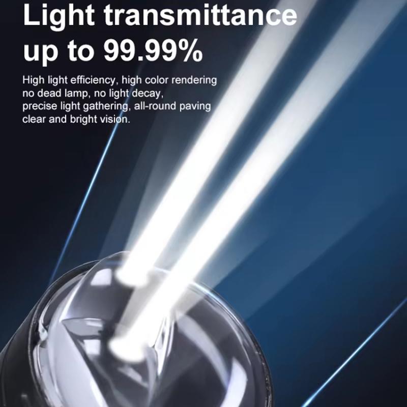 

H4 1 Pair High Brightness 12V Car LED Headlight High Beam Low Beam Projector Lamp Type A