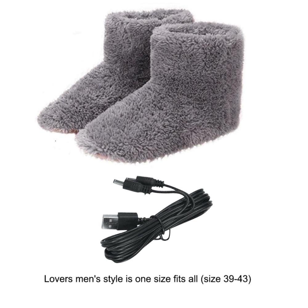 Elektrische Heizung Fußwärmer USB-Aufladung Fleece Weich Warm Fußabdeckung Waschbar Winter Füße Heizkissen Für Zuhause Schlafzimmer Schlafen