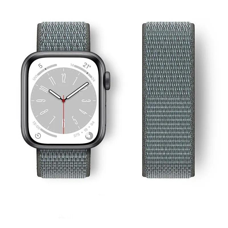 Nylon Loop For Watch Band Ultra-2 49mm 44mm 40mm 45mm 41mm Sport Pride Bracelet Iwatch Strap Series 9 8 Se 7 6 5 4 3