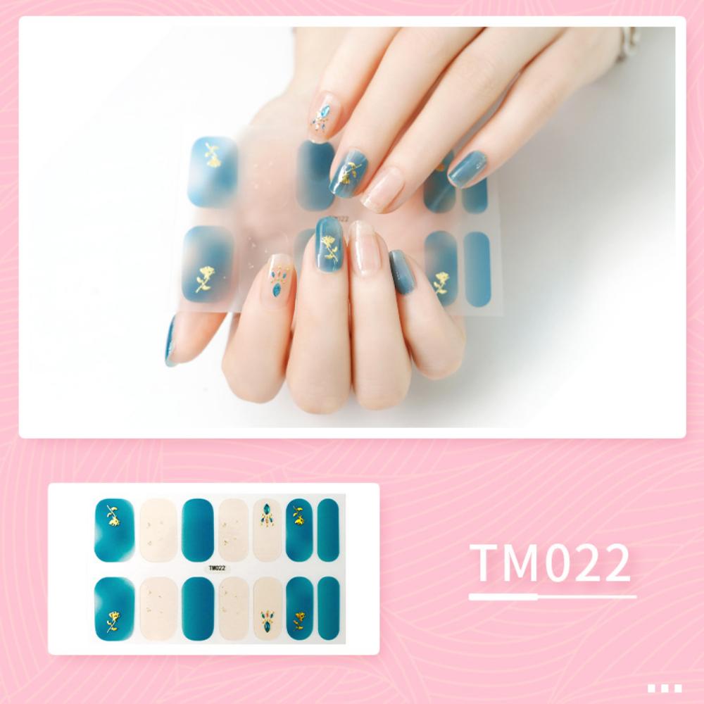 Aufhellender dreidimensionaler Nagelaufkleber Vollaufkleber wasserdichter Nagelpatch Fortgeschrittener Sinn Einfacher Wind Nagellack Kleber