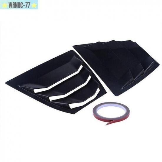 Matte Black Side Window Louver Vent Cover Trim For Mazda 3 Axela 2014-2018 New