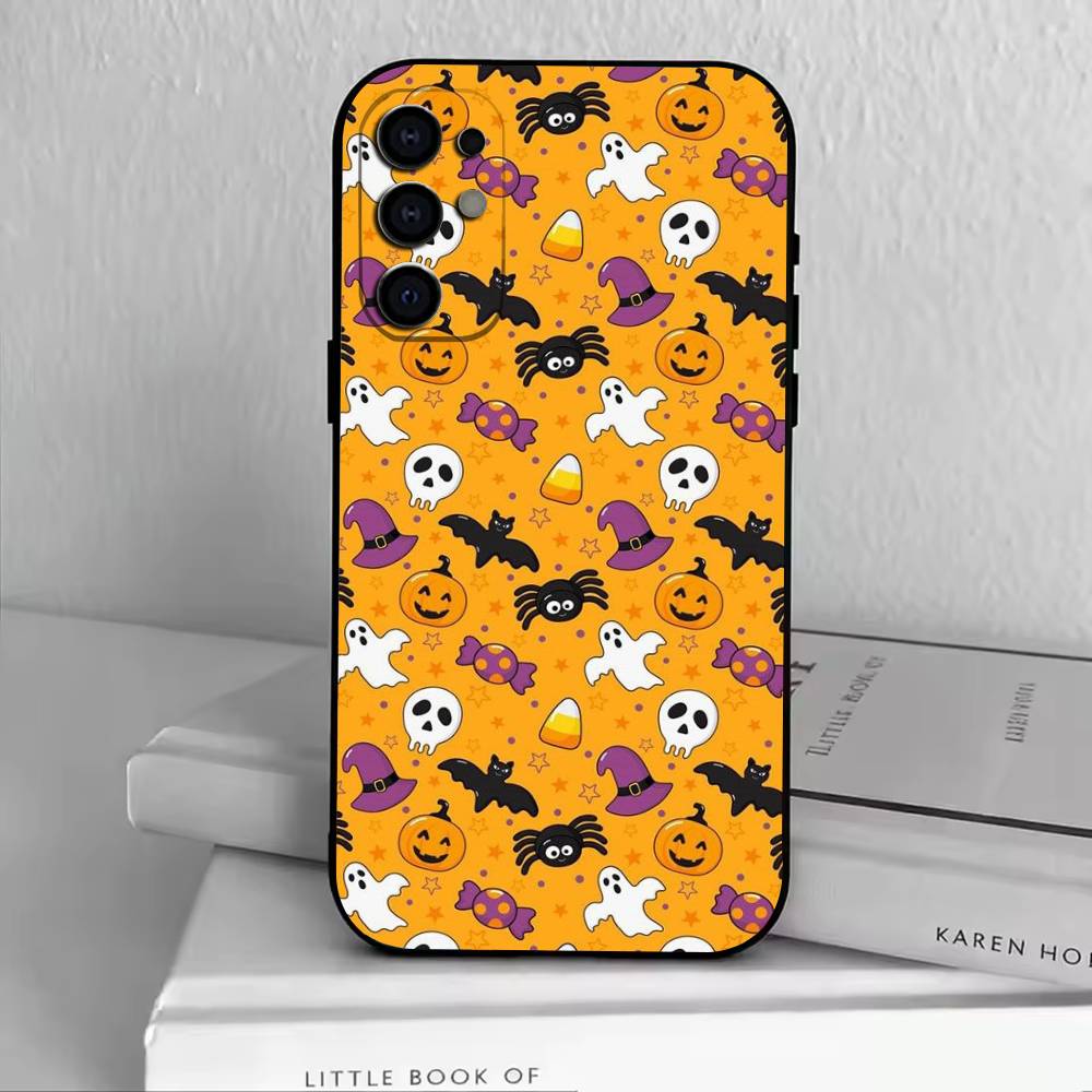 Halloween-HH Phone Case For Samsung S25,S24,S21,S22,S23,S30,Ultra,S20,Plus,Fe,Lite,Note,10,Black Cover