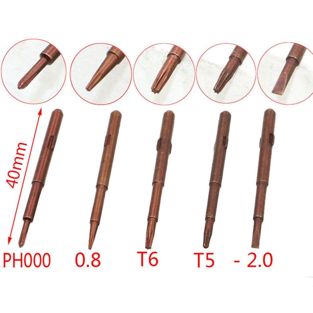 5 in 1 Precision Portable Aluminum Mini Magnetic Repair Accessory Screwdriver Set Repair Kit