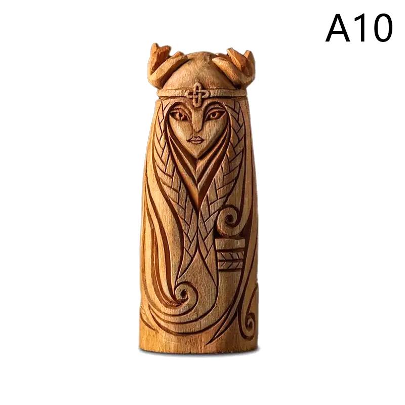 Freya Viking Goddess Statue Resin Sculpture Religious Angel Figurine Floor Mounted Nordic Altar Sculpture For Home Decor