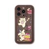Cake Line Puppy for iPhone17PorMax Phone Case 14 Apple 13 Frosted 12/15 All Inclusive