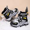 Winter Children's Fashionable Fleece Warm High Top Outdoor Cotton Boots Snow Boots Casual Cotton Shoes