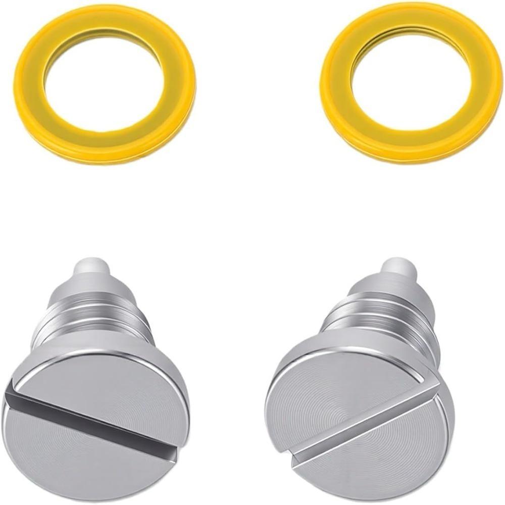 2PCS Replaces 8M0058389 Gear Case Drain Plug Magnetic Oil Vent Plug  Outboard Maintenance