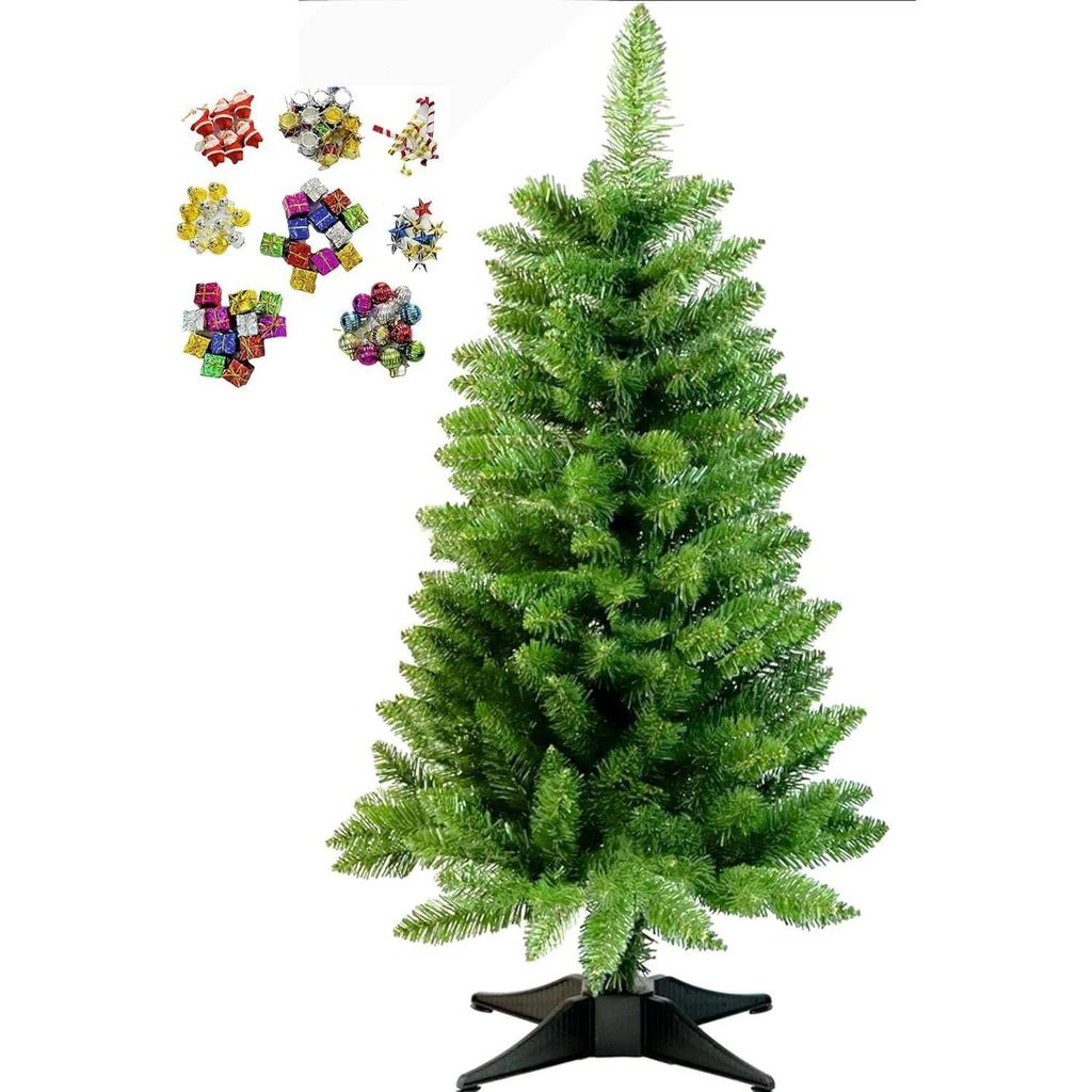 1 Pcs Christmas/Xmas with Decorative Items/Chritsmas Tree Decoration for Home/Office/Living Decoration Xmas with Decorative Items (2 FT Tree)