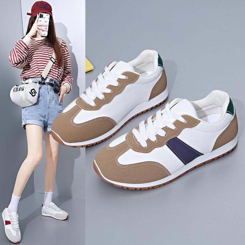 Fashion Women's Comfortable Versatile Anti Slip Sole Design Walking Shoes Woman Girls Outdoor Simple Casual Jogging Sneakers Trainers