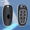 Tpu Car Remote Key Case Cover Shell Fob For Hyundai Tucson Solaris Sonata Hybrid Nexo Nx4 Santafe Dn8 4 Buttons Bag Accessories