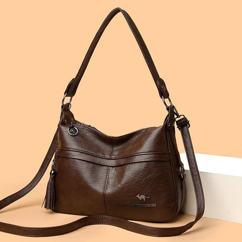 Torebka listonoszka w stylu vintage o dużej pojemności, dojeżdżająca do pracy, ręczna, na ramię, torba dla mamy w średnim wieku