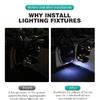 LED Car Door Lights Welcome Light Magnetic Control USB Charging Auto Open Door Safe Anti-collision Emergency Warning Signal Lamp