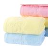 Pure Cotton Yellow & Red Thickened Face Towels - Rose & Sunset Hues