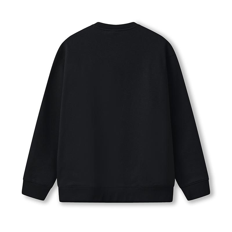 Fila Original Simple Classic Casual Soft Comfortable Loose Pullover Sweatshirt Unisex Sweatshirt F51U549202F-BK