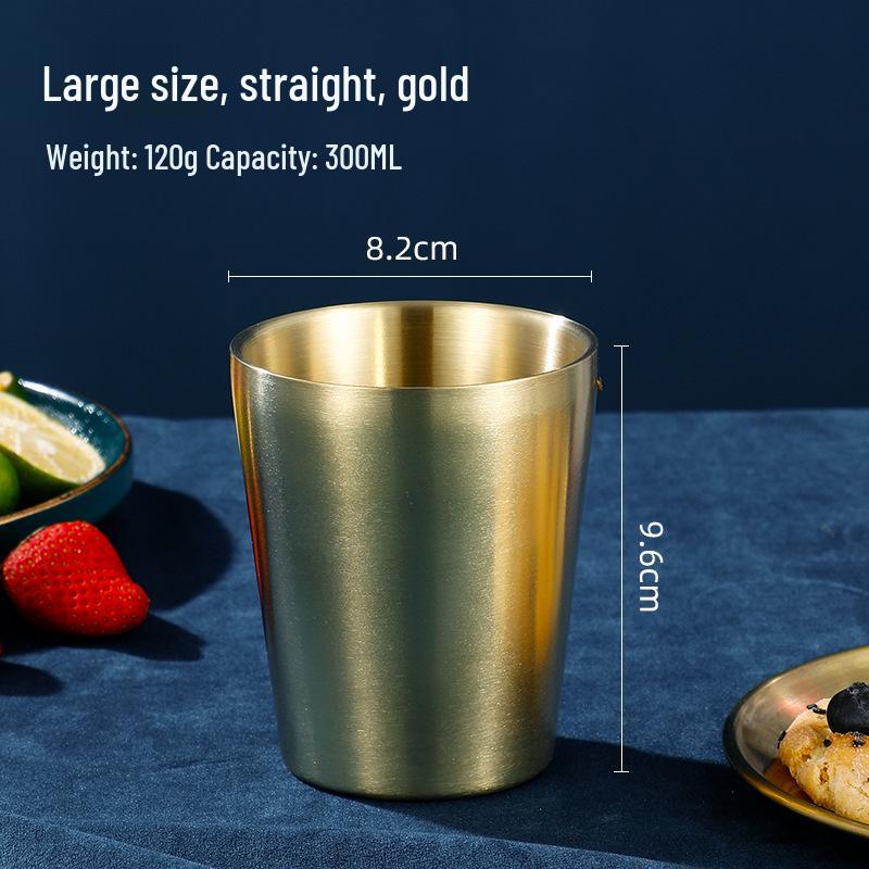 Korean Double-Walled Stainless Steel Sippy Cup & Beer Mug