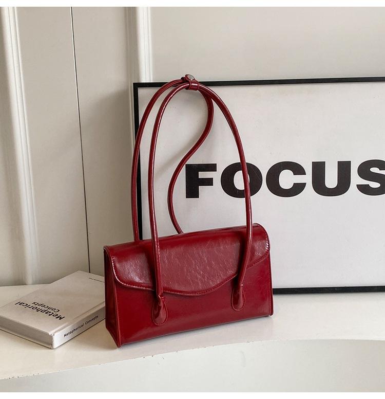 Korean niche underarm bag women's 2025 new trendy fashion portable commuter bag versatile large-capacity shoulder bag